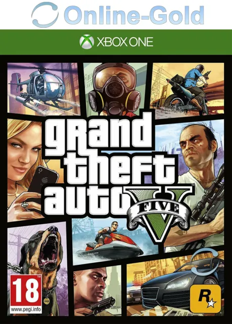 GTA 5 Grand Theft Auto V - Xbox One Digitale Codice [IT/Global] [Avventura]