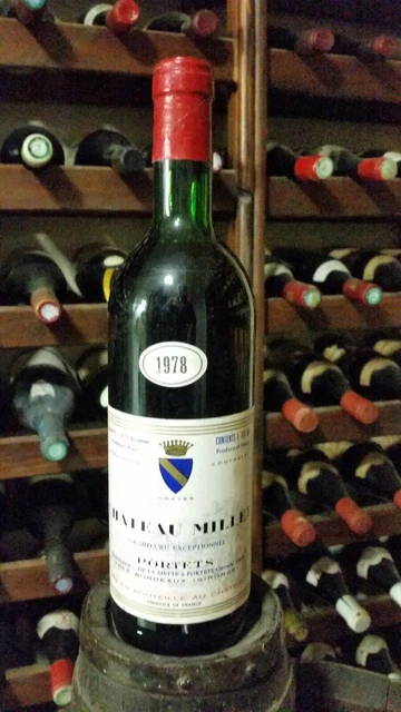 RARE PORTETS - 1978 - CHATEAU MILLET - 45 ans - GRAND CRU EXCEPTIONNEL - GRAVES