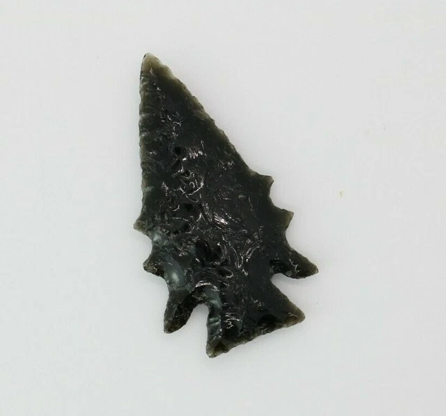 TED ORCUTT NORTHWEST COAST OBSIDIAN FLINT EXOTIC POINT - RARE - CIRCA 1900's