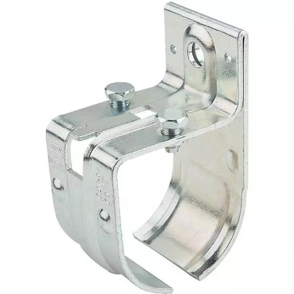 5 Pk Steel Zinc Plated 2" Single Splice Round Rail Barn Door Bracket N100007