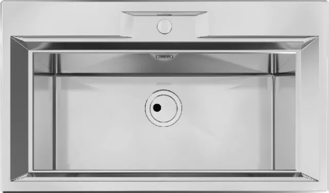 FOSTER 2975060 Lavabo 1 Baignoire Inox 86 X 50 CM