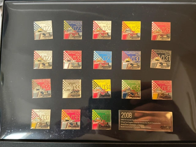 18 PIN'S FERRARI Bridgestone F1 Formula One 2008 EUR 99,00