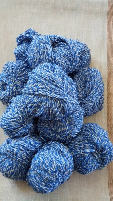 Lot De 12 Pelotes Vintage SOFIL Coton Mercerisé - Couleur Ivoire - Neuf - Fil Pour Tricot/crochet