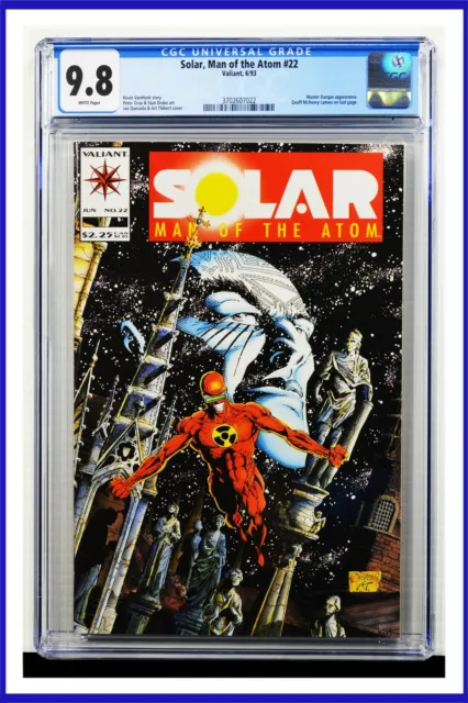 Solar Man Of The Atom #22 CGC Graded 9.8 Valiant June 1993 Comic Book