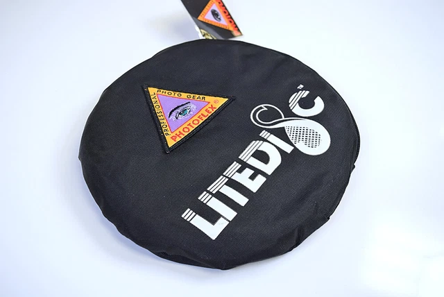 NEW Photoflex LiteDisc 22" White & Silver Reflector w/Case Photography Lite Disc