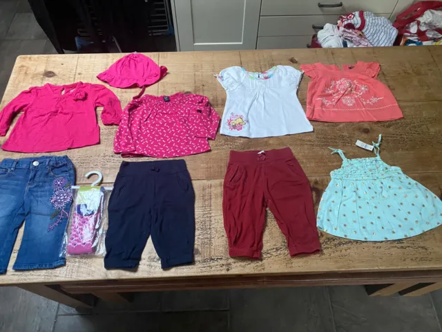 Baby Girl Bundle Clothes Age 6-12 Months - GAP & Disney Some New