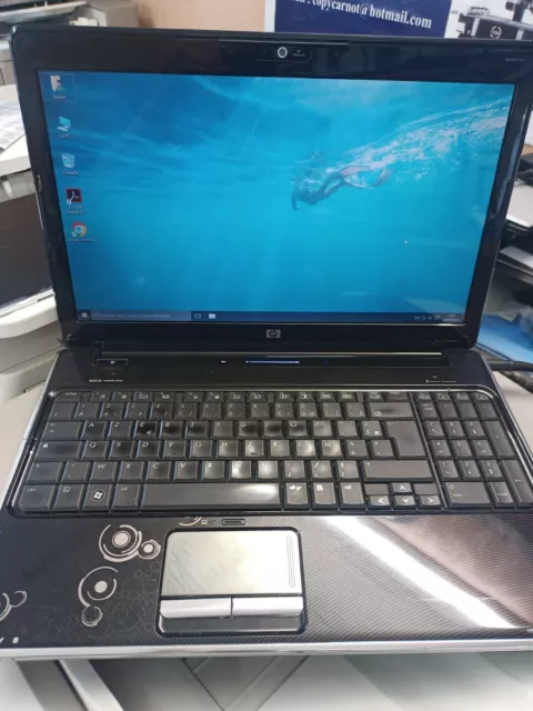 HP DV6 model très classique,processeur double cœurs, 3G ram, SSD/WIN10/OFFICE