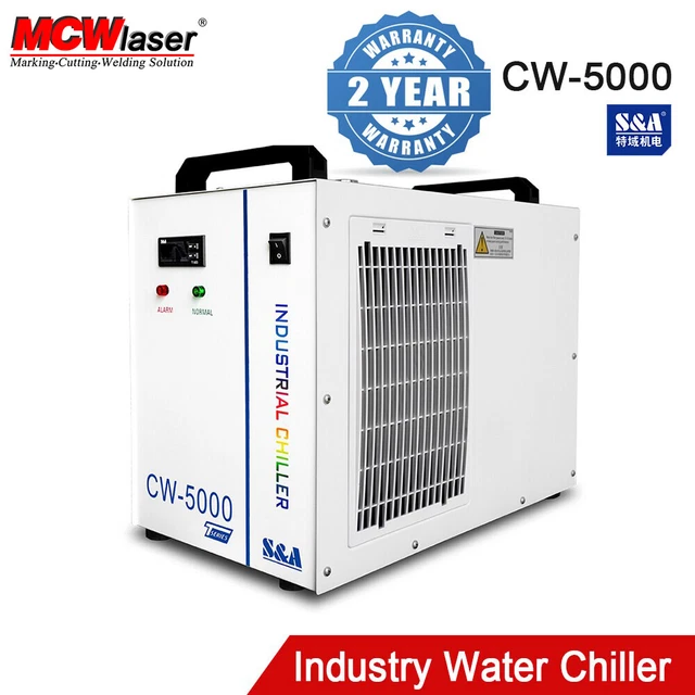 CW-5000DG Industrial Water Chiller For CO2 Laser Engraver 80-150W
