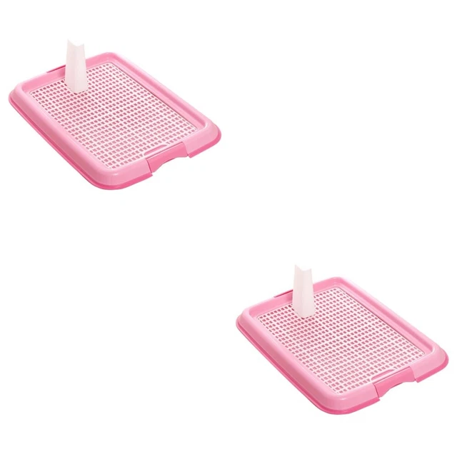 2x toilettes pour chiots tapis de pot pour animaux de compagnie