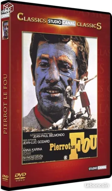 DVD Pierrot le Fou J.L.Godard J.P Belmondo NEUF sous blister ( Envoi en suivi )