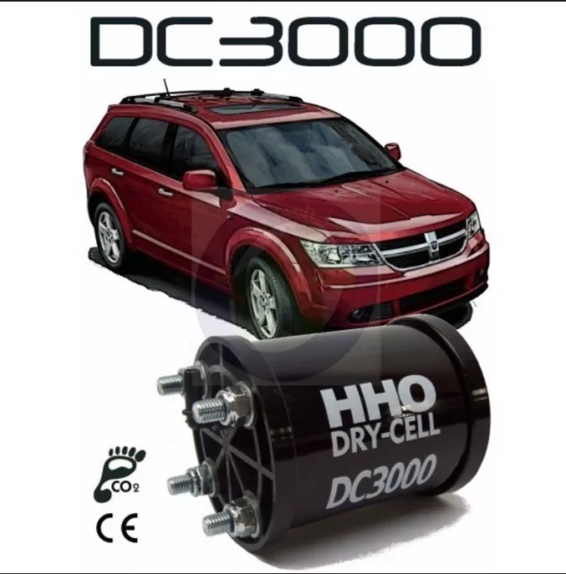 HHO Hydrogen DC 3000 Kit mit 31 Stahlplatten 2400 bis 3400 ccm Diesel weniger Ve