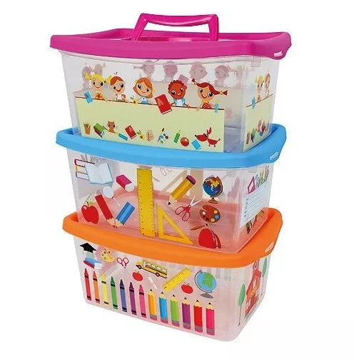 Centi Box mit Deckel KIDS - 4 Liter - 29,2 x 19,3 x 13,2 cm - 1 Stück