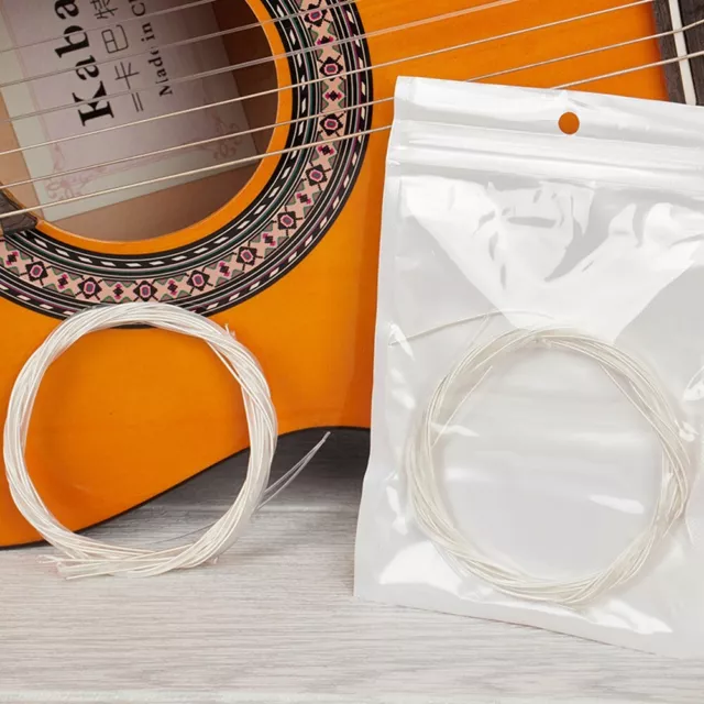 Classical Guitar Strings Set Clear Nylon for E 1st/B 2nd/G 3rd Normal Tension