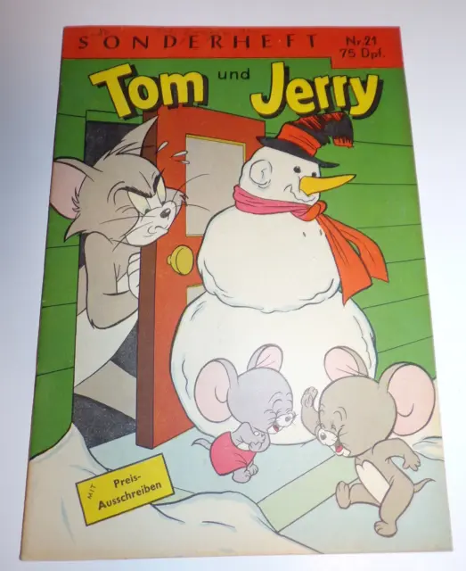 Comic TOM UND JERRY Sonderheft Nr. 21 - Semrau Verlag 1950er - im Toppzustand!