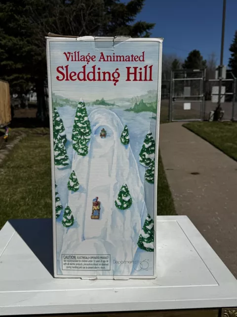 Department Dept. 56 Sledding Hill Animated Display Snow Village Winter 52645