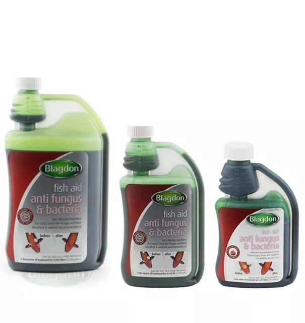 Blagdon Anti-Fungus & Bacteria Pond Treatment Also Treats Finrot Mouthrot