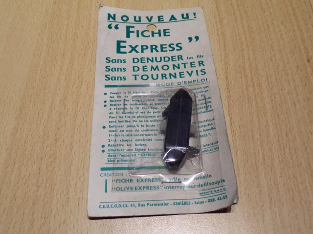 Lot De 10 Prises électriques Anciennes – Modèle Express – Neuves