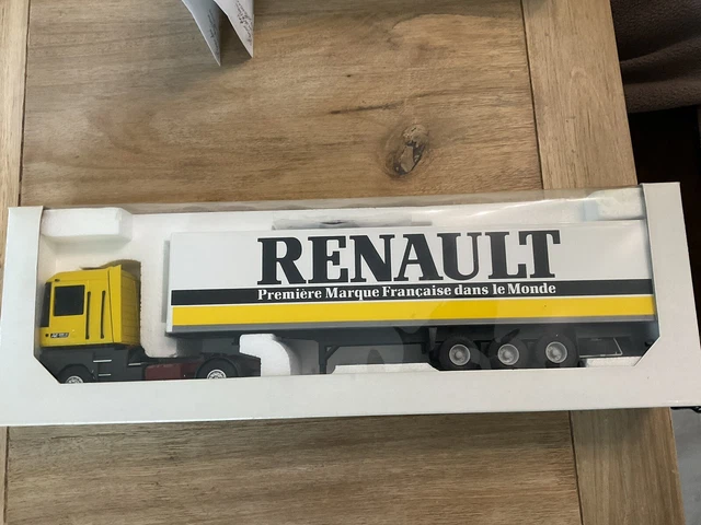 Miniature Eligor 1/43 Renault AE Restyle Supertec F1 Sport - Camion Argenté - Réf 111601