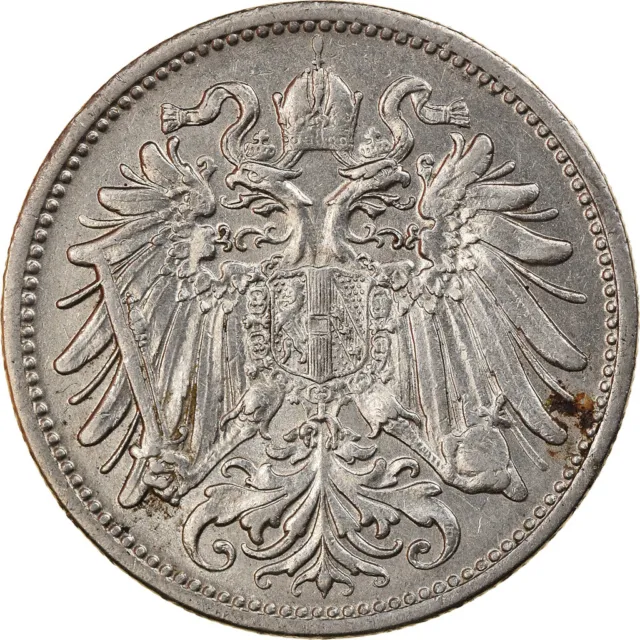 [#919819] Monnaie, Autriche, Franz Joseph I, 20 Heller, 1907, SUP, Nickel, KM:28