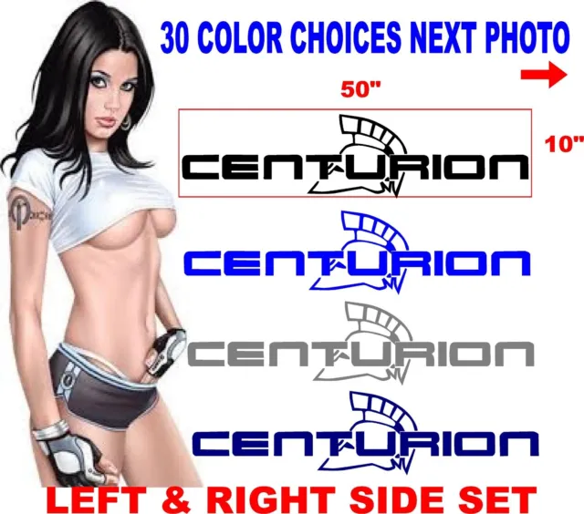 CENTURION BOAT DECAL BOATS DECALS 30 COLOR OPTIONS message me for other sizes