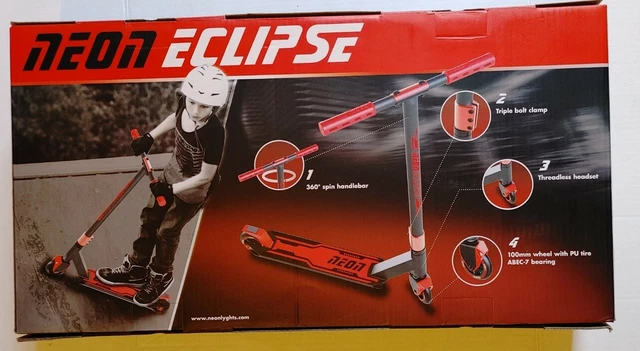 NEON Eclipse Stunt Scooter Brand New Kid Christmas Gift 5+ Years