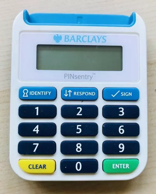 Barclays PINSENTRY Card Reader Machine - secure online banking