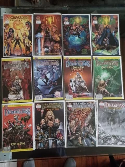 Crossgen Comics Lot (24) Crux Demon Wars Tales Of The Realm Mark Of Charon Etc