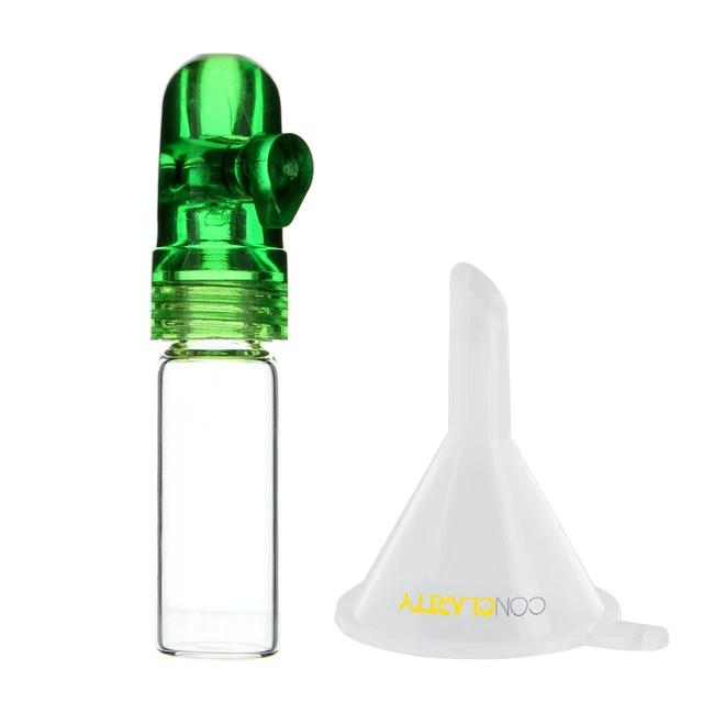 Premium 1.5g Green Twist e-Snuff Spice and Sweetener Portable Storage Bullet
