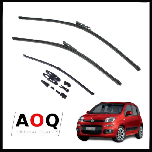 KIT SPAZZOLE TERGICRISTALLO ANTERIORE BOSCH AEROTWIN FIAT PANDA (312) PANDA VAN