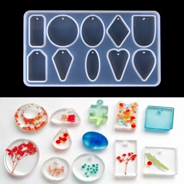 Silicone Resin Mold for DIY Jewelry Making Tool Mould Handmade CraEL Pendant