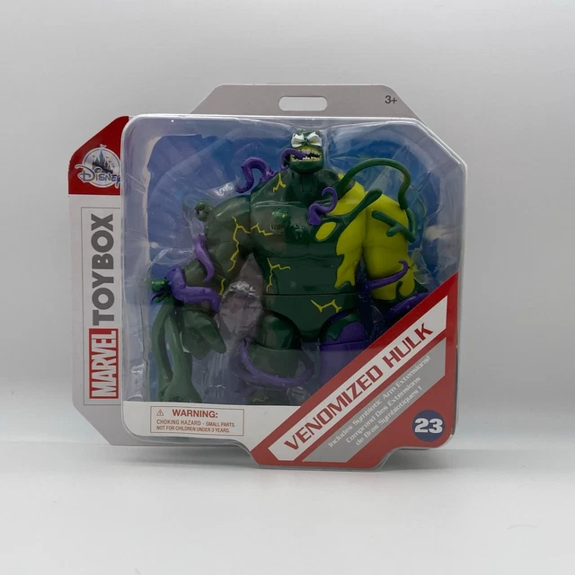 DISNEY STORE MARVEL Toybox Figure Venomized Hulk Rare 23 New and