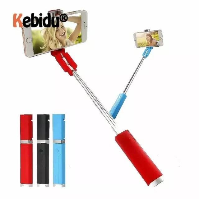 Monopod Selfie Stick Telescopic Bluetooth Wired Remote for smartphones
