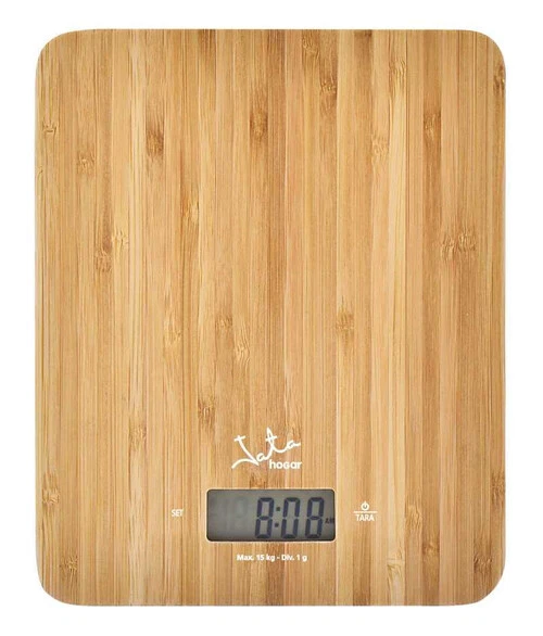 Báscula eléctrica Jata hogar MOD.720 Máx 15KG Bambú