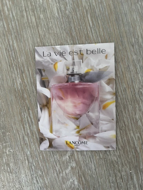 Lancome La Vie Est Belle Probe Bestellen LANCOME LA VIE Est Belle Duftkarte Liquatouch Parfum Dame Probe Karte