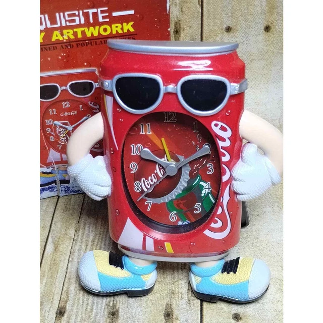 Vtg Coca Cola Alarm Clock Exuisite Nicety Artwork (box su2)