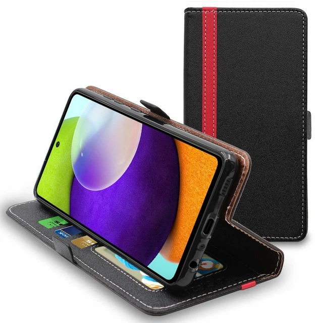 Coque pour Samsung Galaxy A52, A52 5G Etui Portefeuille PU Cuir Porte-Cartes Coque pour Samsung Galaxy A52, A52 5G Etui Portefeuille PU Cuir Porte-Cartes