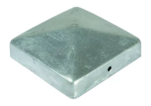 Tapa Poste Pirámide 71x71 MM Decorativa Estaca Galvanizado en Caliente Nuevo