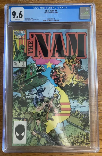 The 'Nam #1 CGC 9.6 NM (Marvel Comics 1986)