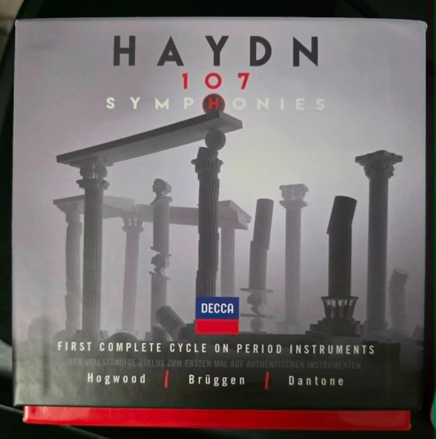 HAYDN 107 SYMPHONIES Hogwood Bruggen Dantone Decca 35 CD Box Set