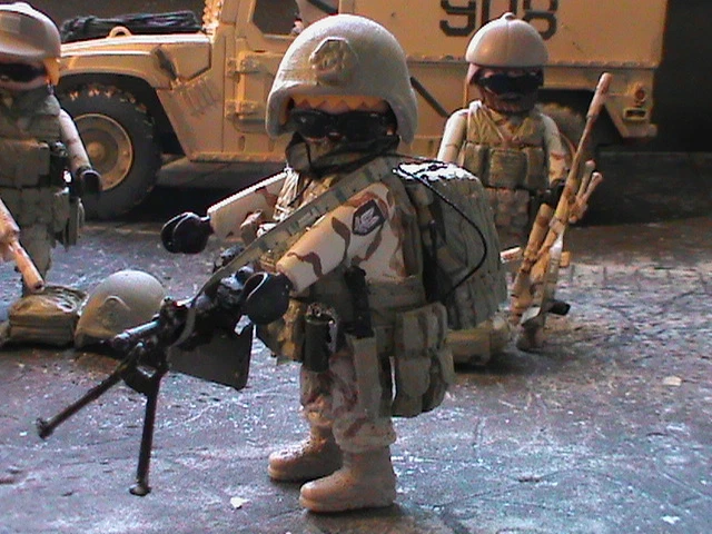 PLAYMOBIL Personnalisé US Navy Seal (EUROPA-2023) – REF-0296 – Occasion