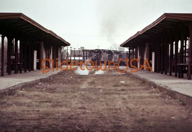 Vtg 1977 Orig Photo Train Slide CR 7810 Engine X2H015