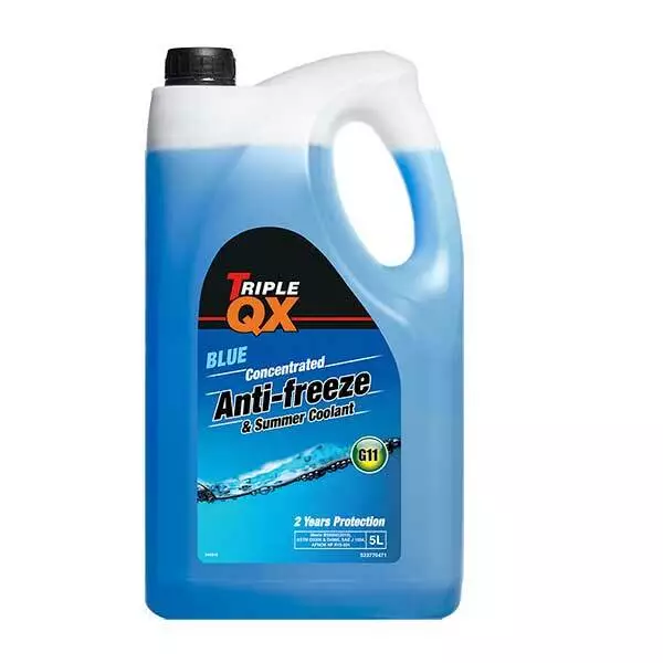 Triple QX 5L Blue AntiFreeze Summer Coolant Concentrate 5 Litre