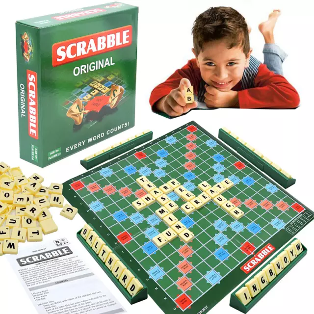 For Game Board PLASTIC And SCRABBLE - PicClick Improving HIGH-QUALITY Vocabulary AU Learning $18.47