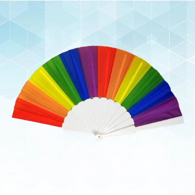 Maniglia pieghevole colorata Pride LGBTQ pieghevole giapponese Miss carta manuale
