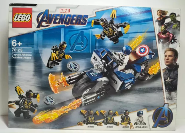 Lego Marvel  Avengers 76123 Endgame Captain America Outriders Attack