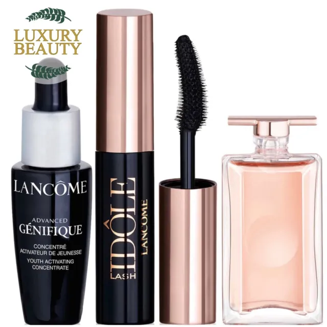 Lancôme Idôle perfume & Mascara & Face Serum Gift Set RRP £45 New 2