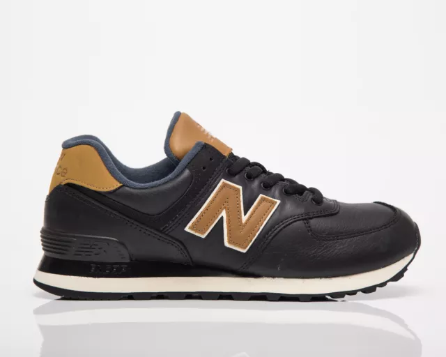 Mens new balance 574 leather casual shoes sale