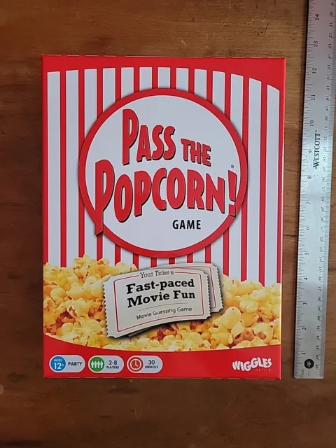 Pass The Popcorn Movie Trivia Board Game Family Fun Game Night 2011