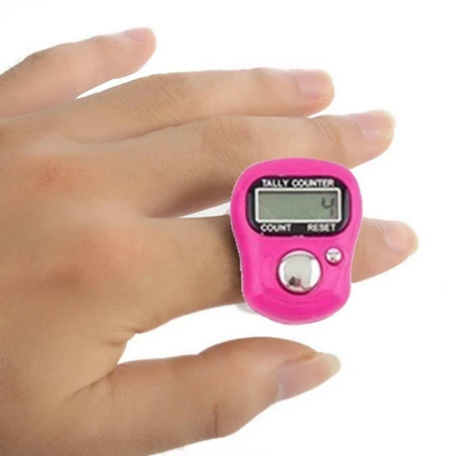 Number Clicker Tasbeeh Tasbih Mini Digital Hand Tally Counter New K8 3
