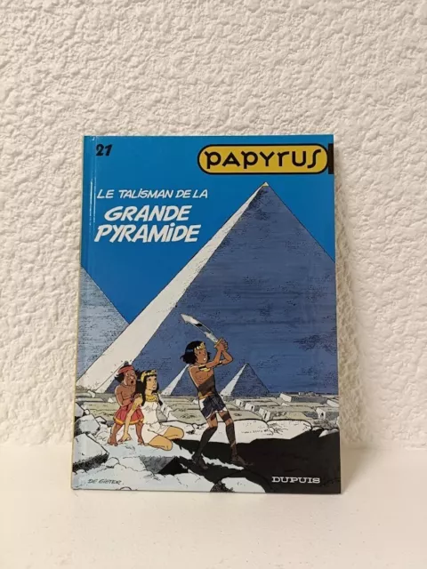 BD : PAPYRUS n° 21 "LE TALISMAN DE LA GRANDE PYRAMIDE" - De Gieter - EO 1998